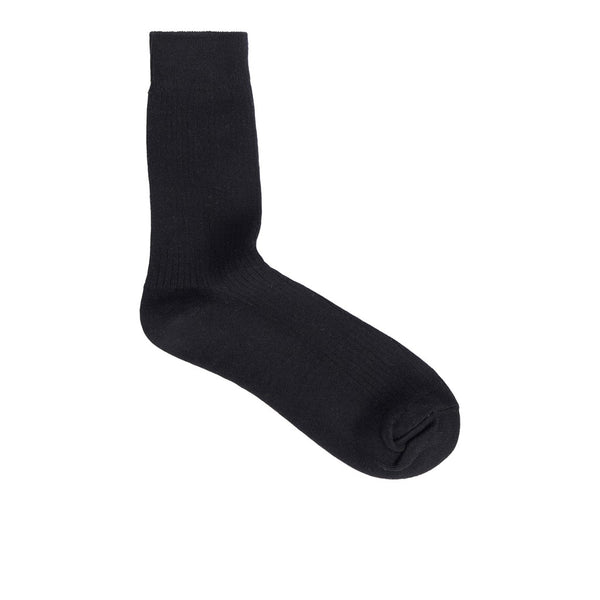 Zwarte sok met lange lengte