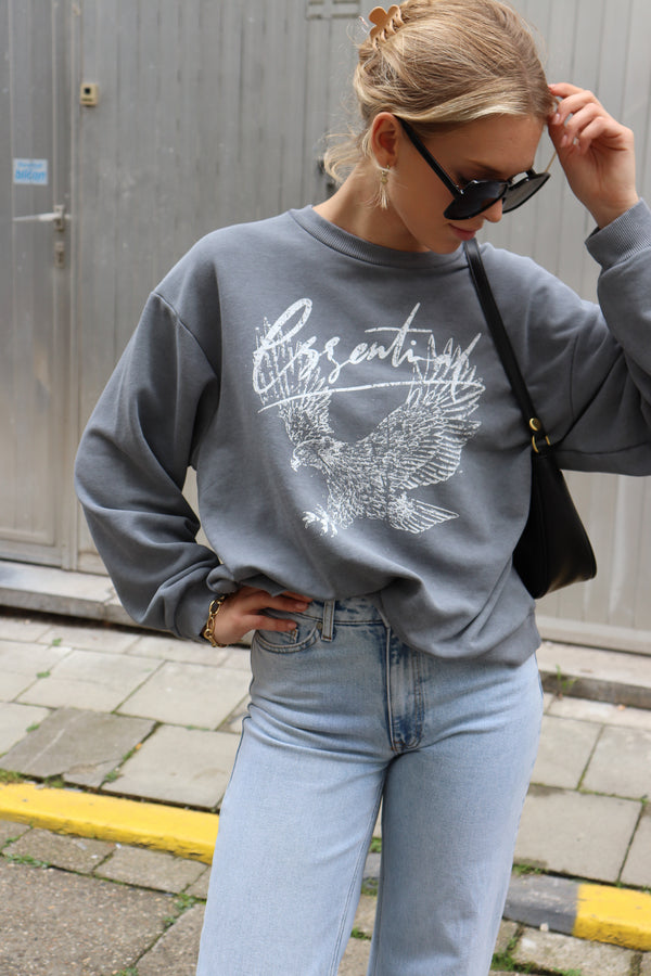 'Soul' Sweater Met Print